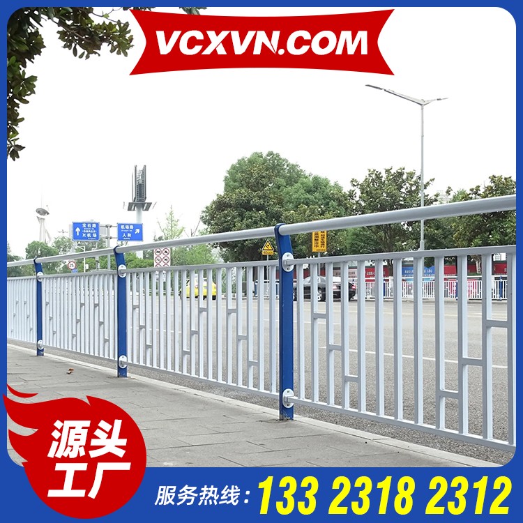 市政围墙护栏 交通安全护栏厂家 文化道路护栏定制 道路金色隔离护栏多少钱