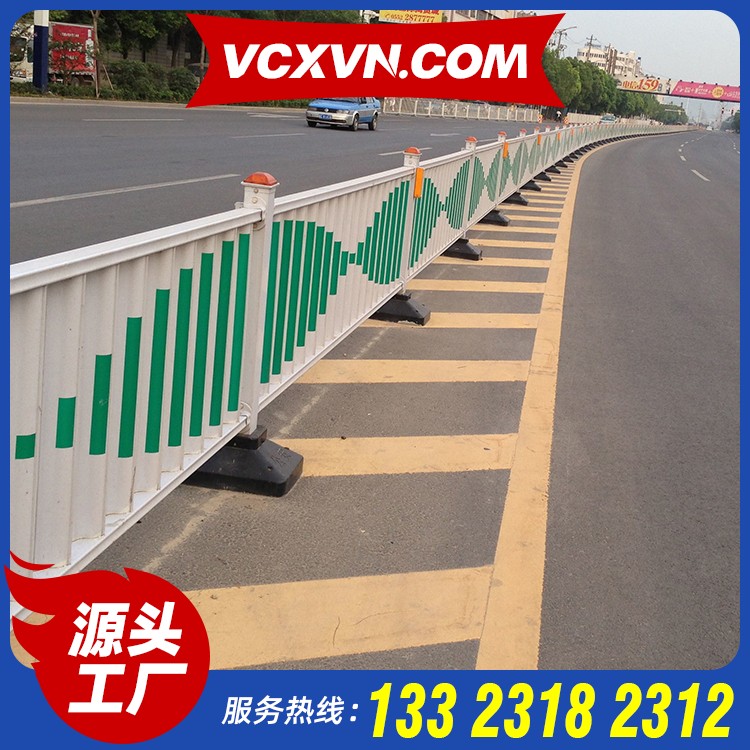 交通安全围栏 非机动车道隔离护栏 京式公路护栏多少钱 马路交通护栏定制